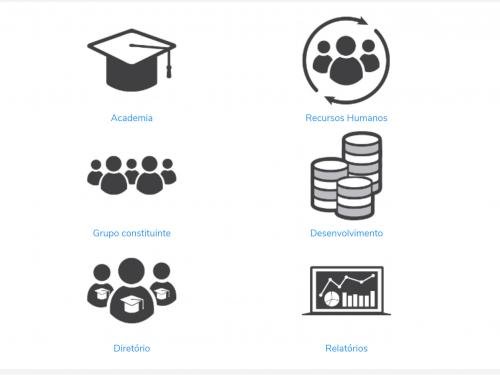 main menuin portuguese